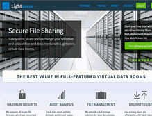 Tablet Screenshot of lightserve.com
